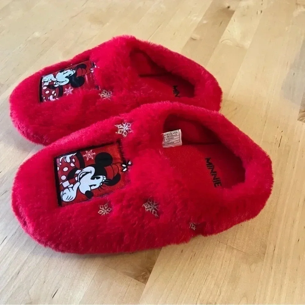 Disney's Slippers 13-1 Minnie Mouse Clog Red